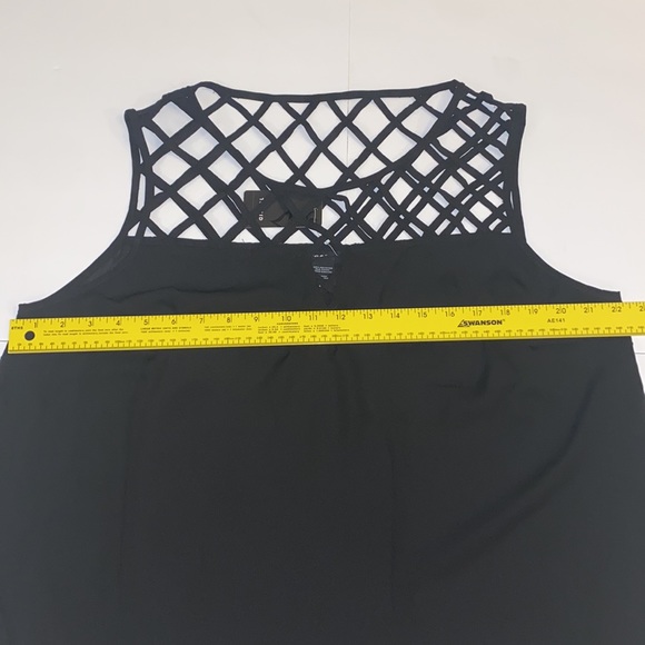 TORRID Black Lattice Tank - Picture 2 of 4